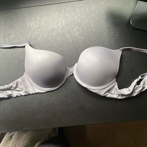 Silver bra